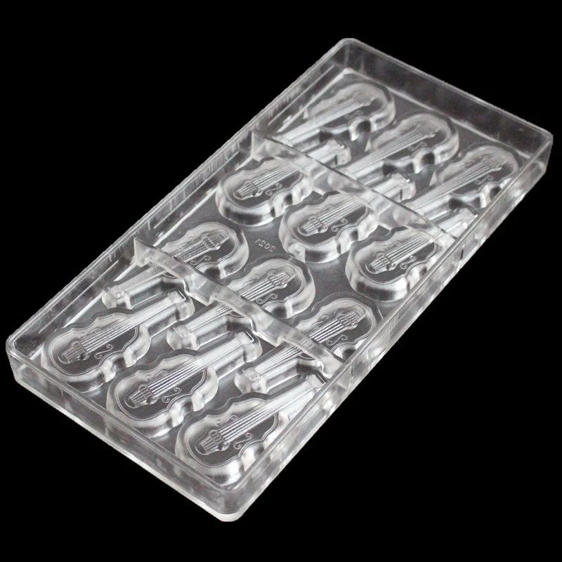 Moule Polycarbonate Chocolat - Guitares