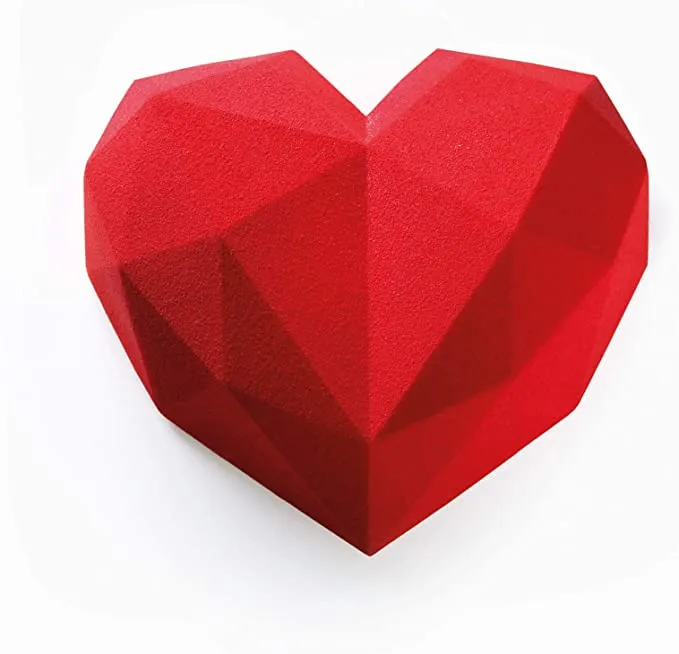 Moule Silicone Origami Heart