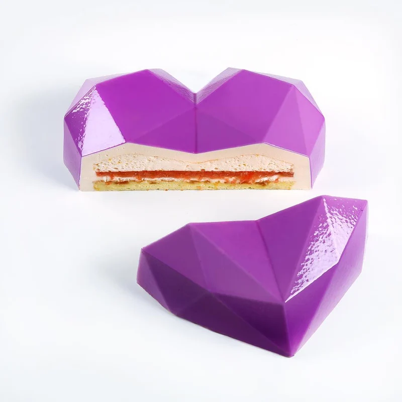 Moule Silicone Origami Heart