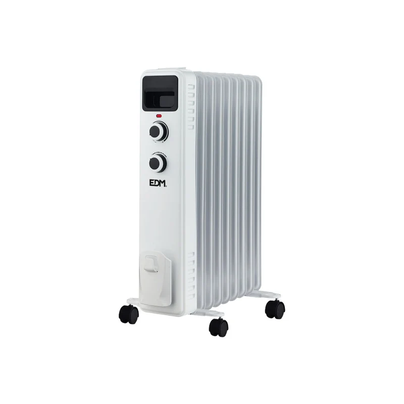 Radiateur à bain d'huile (9 chambres) EDM 07124 07124 Blanc 2000 W