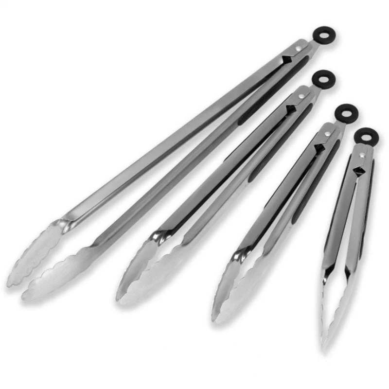 Lot de 4 Pinces de Cuisine en inox | Patisserie et Cuisine