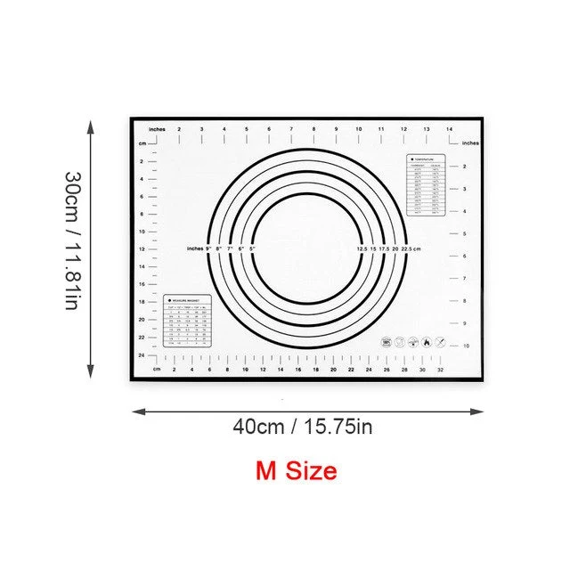 Tapis en silicone pratique et antidérapant 3 tailles | Patisserie et Cuisine