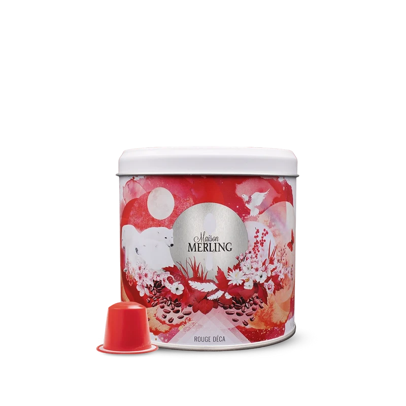 Rouge déca - 25 capsules biodégradables