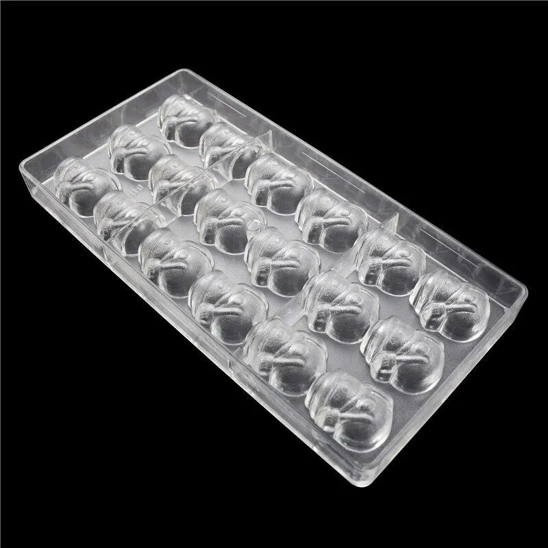 Moule Polycarbonate Chocolat - Bonhommes Neige