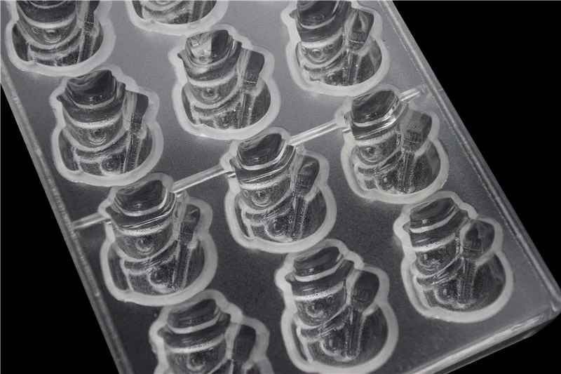 Moule Polycarbonate Chocolat - Bonhommes Neige
