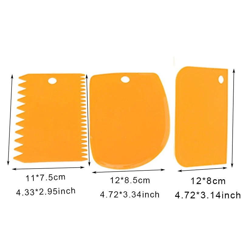Lot de 3 spatules pâtisserie multifonction | Patisserie et Cuisine