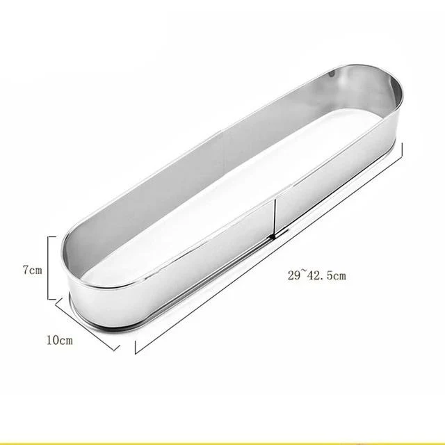 Moule Oblong Ajustable Inox | Patisserie et Cuisine