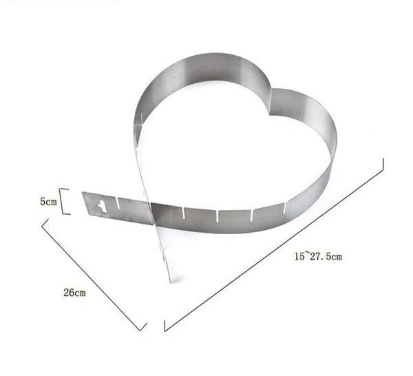 Coeur Ajustable Inox | Patisserie et Cuisine