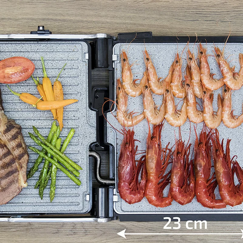 Grill Cecotec Rock'nGrill Pro Argent 2000 W