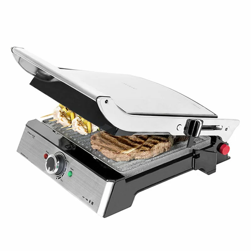 Grill Cecotec Rock'nGrill Pro Argent 2000 W