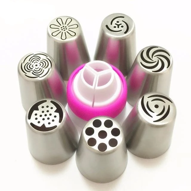 Set à douilles patissieres + Adaptateur 3 couleurs