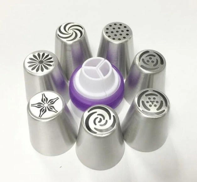 Set à douilles patissieres + Adaptateur 3 couleurs