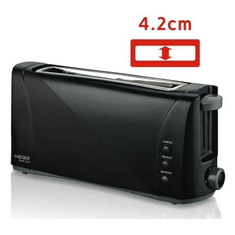Grille-pain Haeger TO-100.007A 1000 W noir