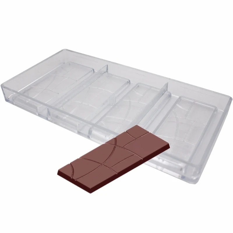 Moule Polycarbonate Chocolat - Tablette Design