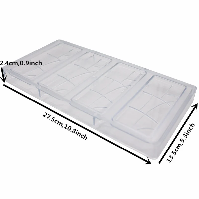 Moule Polycarbonate Chocolat - Tablette Design