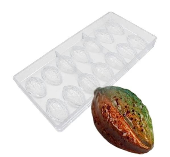 Moule Polycarbonate Chocolat - Cosse de Cacao