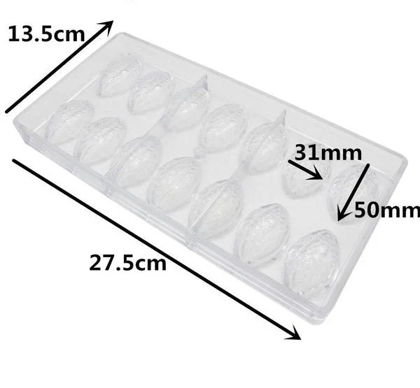 Moule Polycarbonate Chocolat - Cosse de Cacao