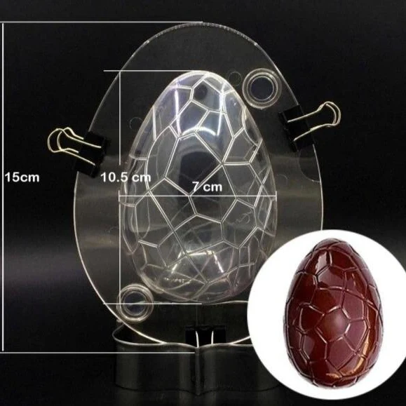 Moule Polycarbonate Chocolat - Oeufs Dinosaure