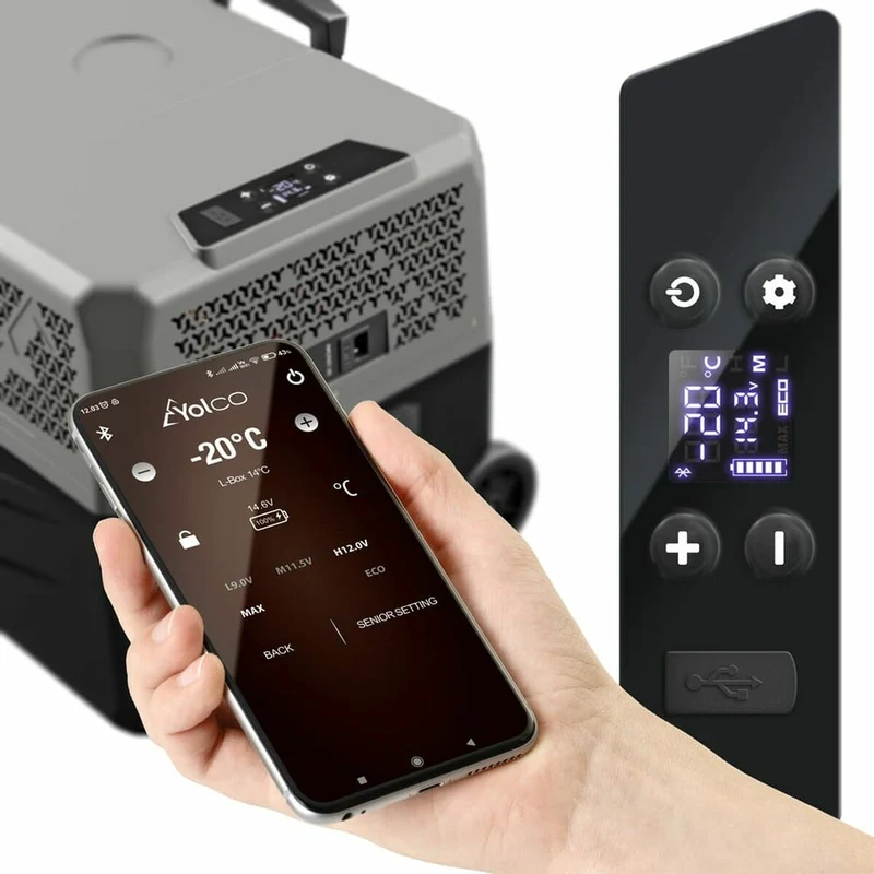 Réfrigérateur portable Yolco BCX30 GRIS Noir