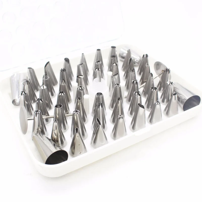 Kit de 52 Douilles Pâtissières Inox