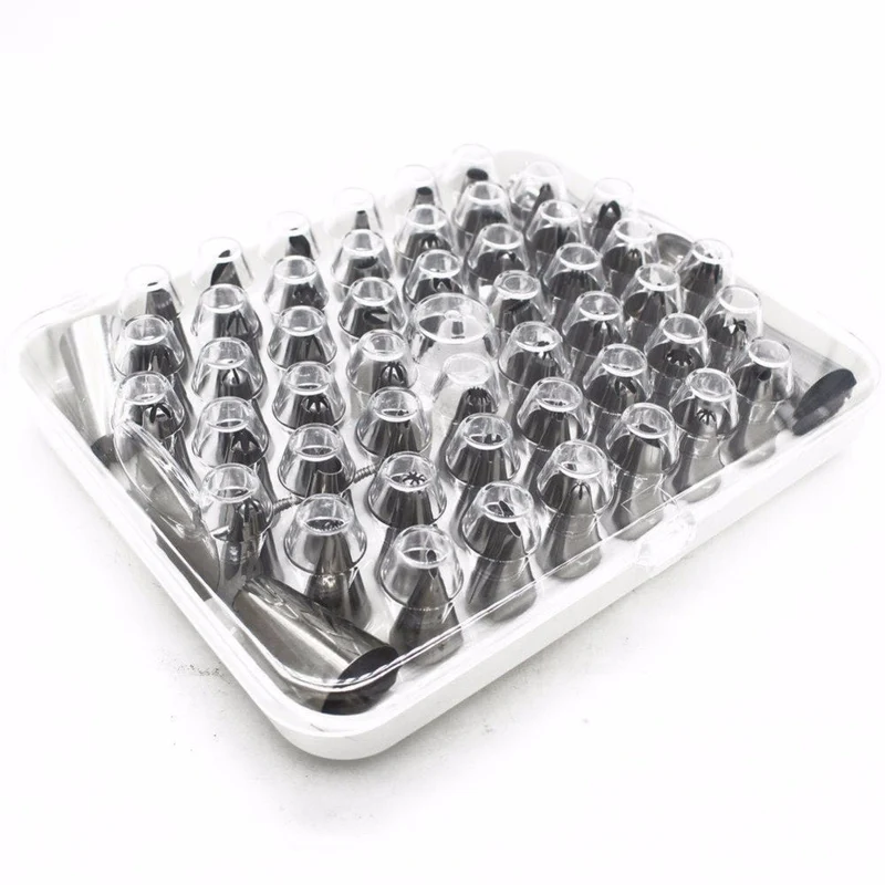 Kit de 52 Douilles Pâtissières Inox