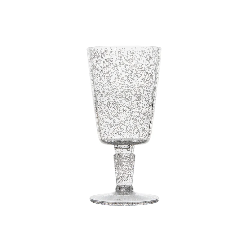 Verre à pied bulles incassable