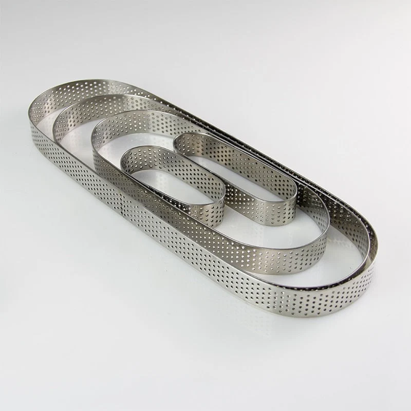 Oblong Inox Perforé - Tarte et Tartelette | Patisserie et Cuisine