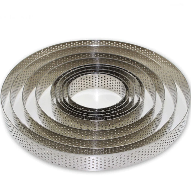 Cercle Inox Perforé - Tarte et Tartelette | Patisserie et Cuisine