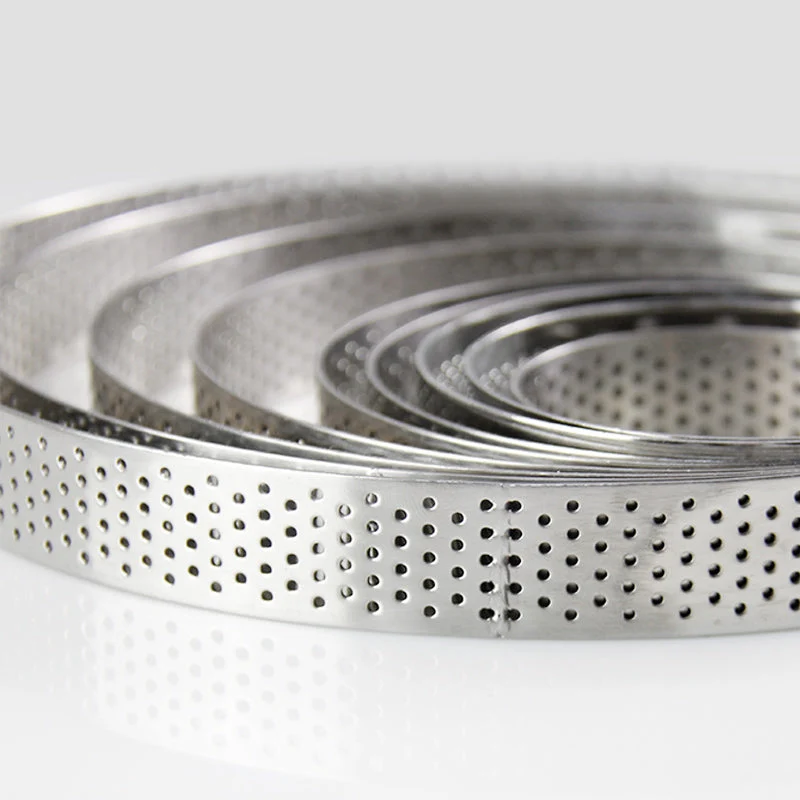 Cercle Inox Perforé - Tarte et Tartelette | Patisserie et Cuisine