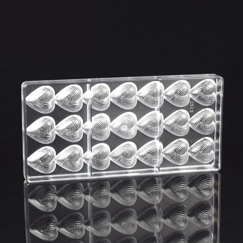 Moule Polycarbonate Chocolat - Coeur