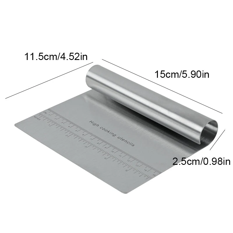 Coupe Pate Droit Inox | Patisserie et Cuisine
