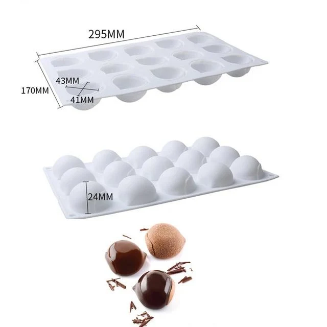 Lot de 4 Moules Silicone + Livre Recettes Offert