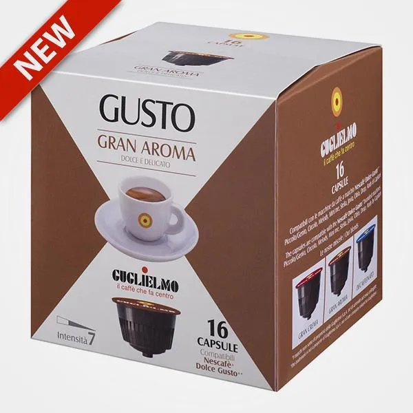 Caffè capsule compatibili Nescafé Dolce Gusto Aroma 16 capsule
