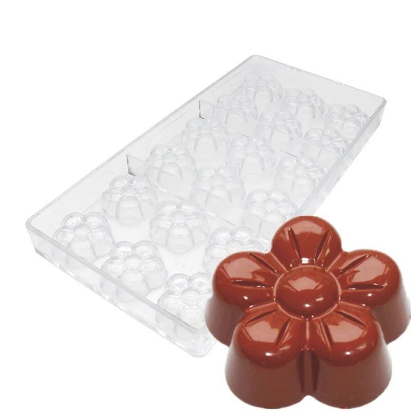 Moule Polycarbonate Chocolat - Fleurs
