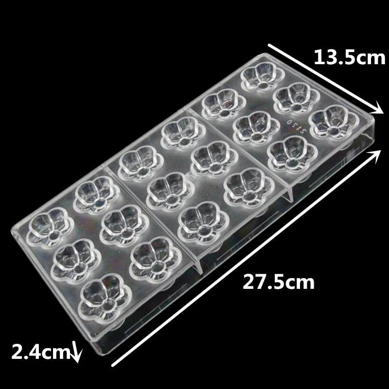 Moule Polycarbonate Chocolat - Fleurs