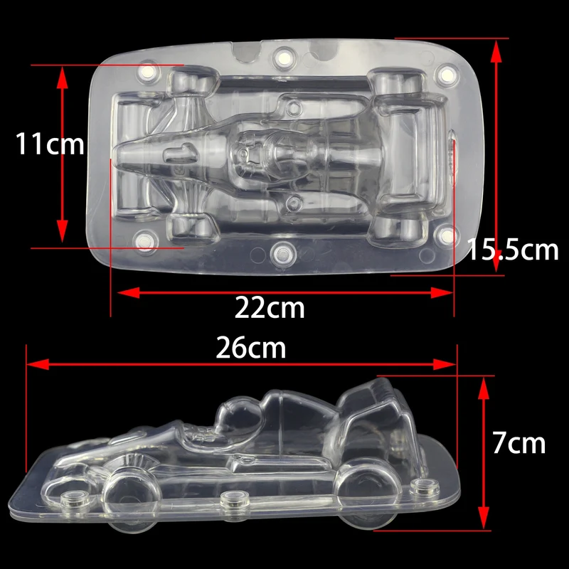 Moule Polycarbonate Chocolat - Voiture F1