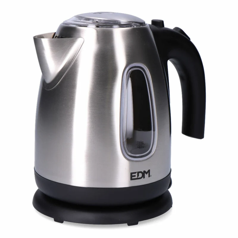 Bouilloire EDM 07656 Bouilloire Noir Acier inoxydable 2200 W 1,7 L