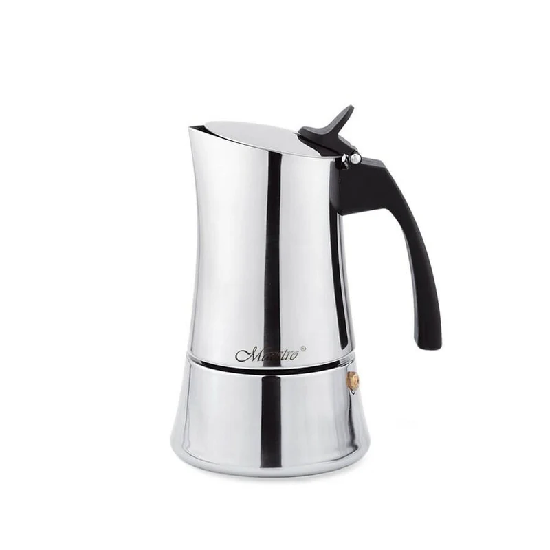 Cafetière Italienne Feel Maestro MR-1668-6 Argent Acier inoxydable 18/10 300 ml 6 Tasses