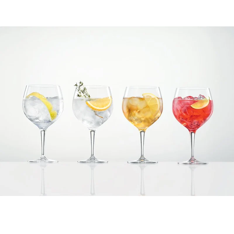 4 verres à gin tonic