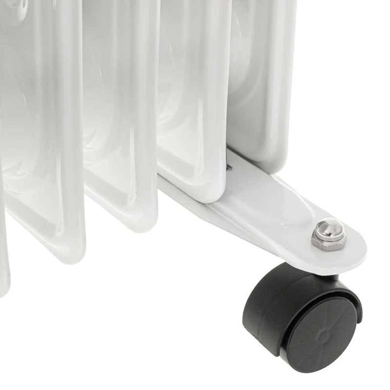 Radiateur à bain d'huile Adler AD 7817 Blanc Noir 2500 W