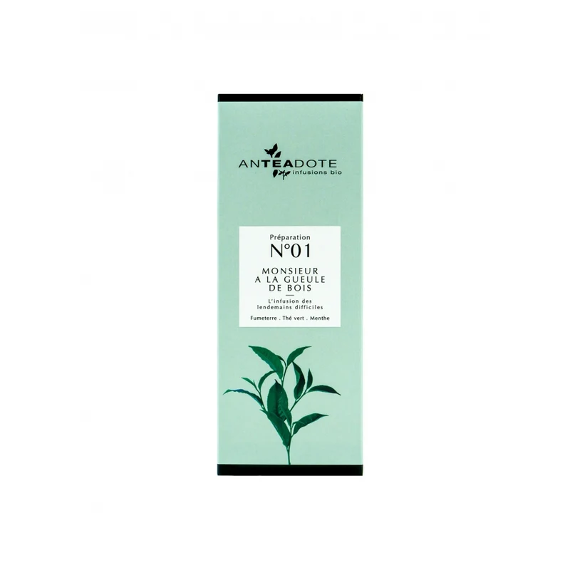 Infusion BIO : Monsieur a la gueule de bois