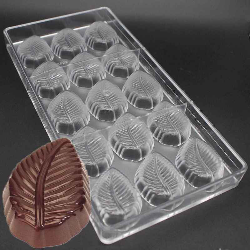 Moule Polycarbonate Chocolat - Feuilles