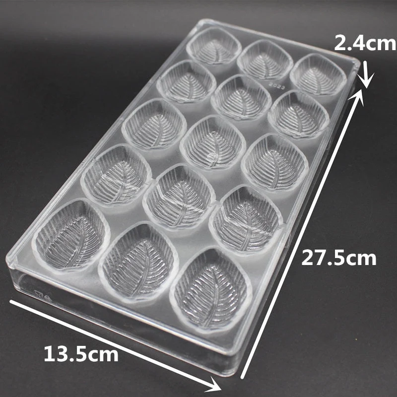 Moule Polycarbonate Chocolat - Feuilles