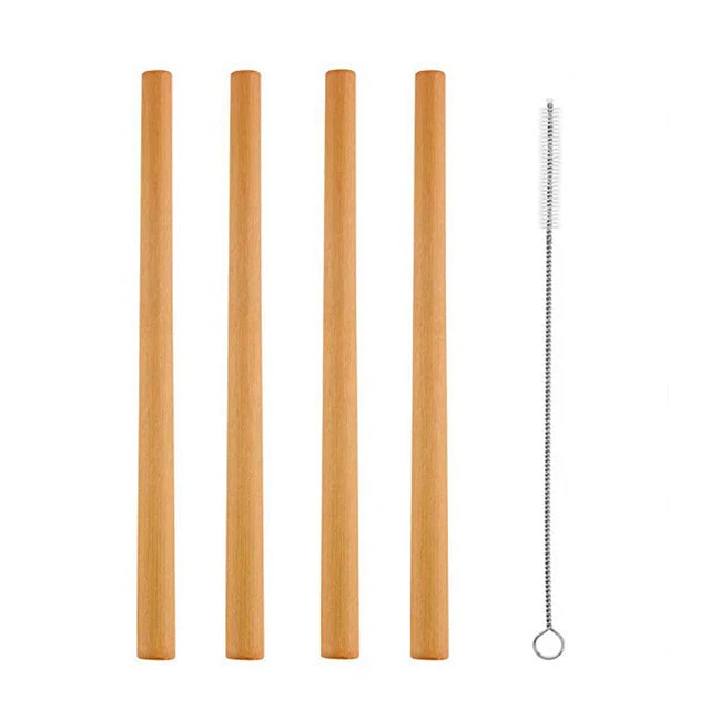 Pailles Bambou Réutilisable + Brosse Nettoyage | Patisserie et Cuisine