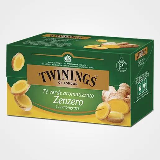 Tè verde Zenzero con Lemongrass 20 filtri