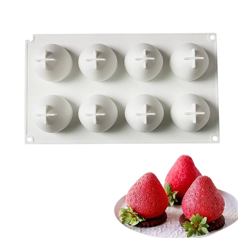 Moule Silicone Fraises Entremets