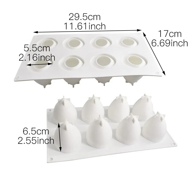 Moule Silicone Fraises Entremets