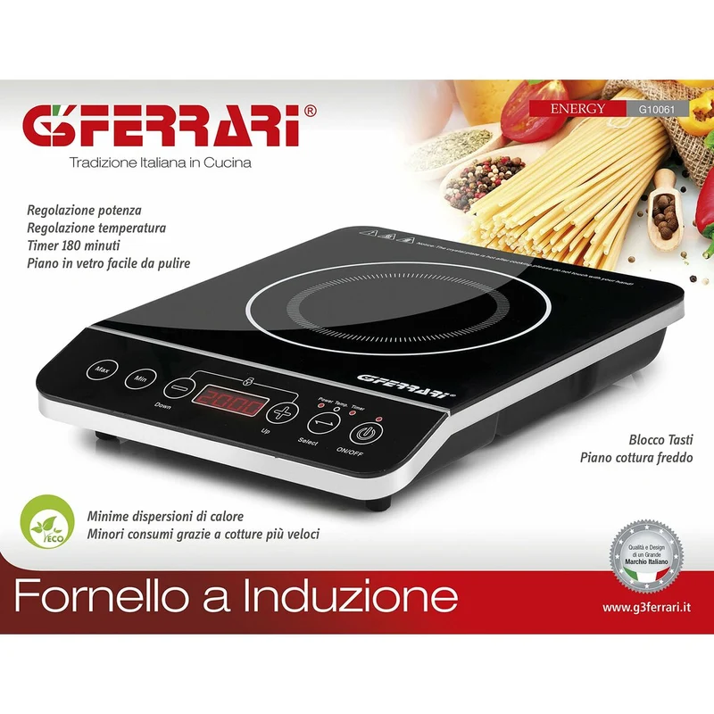 Plaque chauffante à induction G3Ferrari G10061 29 cm 2000 W