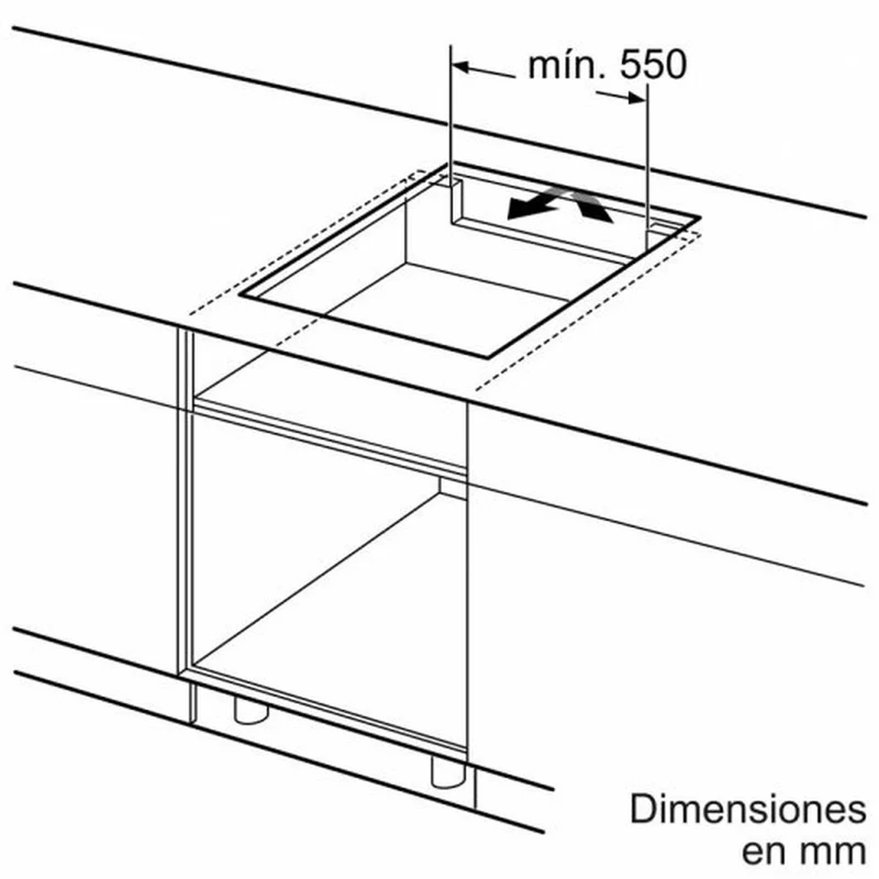 Plaque de cuisson à induction BOSCH PUJ631BB5E 60 cm 4600 W