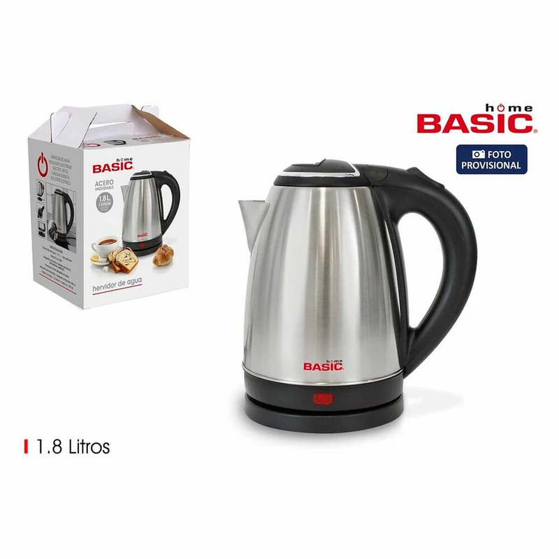 Bouilloire électrique avec lumière LED Basic Home 1500 W (1,8 L)